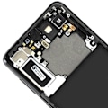 Pikkukuva 4 / 4: LCD-näyttö - Samsung - Galaxy S21 Plus - Alkuperäinen kosketusnäyttö - Musta väri - Helppo asennus Svart