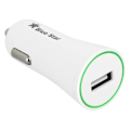 Miniatyrbild 2 av 4: Billaddare - Vit - Snabbladdning - USB 2A - LED-indikator - 40g Vit