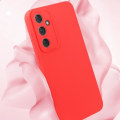 Miniatyrbild 4 av 6: Fodral till Samsung Galaxy A54 5G - AVIZAR - Soft Touch Matte Silikon - Röd - Förstärkt kamerakantskydd Röd