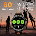 Miniatyrbillede 3 af 6: Bluetooth tilsluttet ur Sundhedsovervågning og sportstilstande Watch 2 Lite Hammer Black Svart