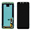 Miniatyrbillede 2 af 4: LCD-skærm - Samsung - Galaxy A6 - Touch - Original - 5,5 tommer - Sort Svart