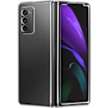 Pikkukuva 1 / 4: Samsung Galaxy Z Fold 2 -kotelosuojaus jäykkä ohut kevytkristalli läpinäkyvä valkoinen Klar vit