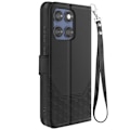 Pikkukuva 1 / 5: Kotelo Motorola Edge 60 Fusionille ja Edge 60 Lompakko 3D Kuviolla Musta Svart