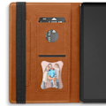 Miniatyrbillede 3 af 5: Taske til Samsung Tab A9 - AVIZAR - Brun - Multi-compartment Wallet Video Support kastanj