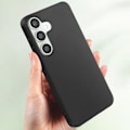 Pikkukuva 2 / 5: Suojakuori Samsung Galaxy S23 FE Soft Silicone Thin Coating Mayaxess Mustalle Svart