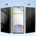 Miniatyrbillede 3 af 6: Tempereret glas - AVIZAR - Samsung Galaxy Z Fold 6 - Antispion - Ridseresistent - Sort Svart