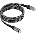 Miniatyrbillede 2 af 5: USB-C til USB-C kabel - Swissten - 60W - Automatiske oprulning - 1m - Sort Svart