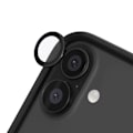 Miniatyrbillede 1 af 2: Beskyttelsesobjektiver til iPhone 16 / 16 Plus, 9H ridseresistente Rhinoshield, sort Svart