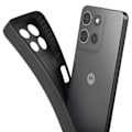 Pikkukuva 3 / 5: Kotelot Motorola Moto G15 ja Moto G15 Power pehmeä silikonimusta matte. Svart