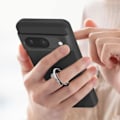 Miniatyrbillede 3 af 5: Etui - AVIZAR - Google Pixel 8 - Blød silikone - Integreret metalring - Sort Svart