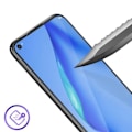 Miniatyrbillede 3 af 4: Filmem Huawei P40 Lite 9H Akashi Transparent hærdet glas med sort kant Sort