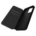 Miniatyrbillede 1 af 5: Taske til Oppo A77 - AVIZAR - Flip Card Holder Video Support - Sort Svart