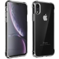 Pikkukuva 1 / 4: Apple iPhone XR -kotelo joustava iskunkestävä kulmat puskuri läpinäkyvä valkoinen