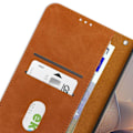 Miniatyrbillede 3 af 5: Housse Folio til Motorola Edge 60 Fusion og Edge 60 Video Støtte Brun kastanj