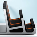 Miniatyrbillede 3 af 5: Satechi Grå støtte til dobbeltspalte til MacBook, iPad, iPhone