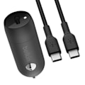 Miniatyrbillede 2 af 4: USB-C bilopladningsadapter - BELKIN - BoostCharge - 30W - USB-C kabel 1m - Kompakt design Svart