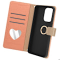 Pikkukuva 1 / 6: Olkahihnakotelo Xiaomi Redmi 13C -lompakkoon vetoketjullinen pussi Apricot Crush Aprikos