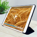 Pikkukuva 3 / 4: iPad Air 2019 ja iPad Pro 10.5 -kotelon videotuki/näppäimistön kolminkertainen Midnight Blue