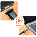 Pikkukuva 4 / 5: USB-C - VGA Full HD 1080p Plug and Play -kaapelin pituus 1,8 m LinQ