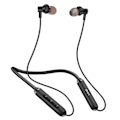 Pikkukuva 1 / 5: Bluetooth-kuulokkeet Magneettinen niskanauha Kaukosäädin Mikrofoni Pariston kesto 18H LinQ Svart
