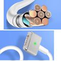 Miniatyrbillede 3 af 5: Magsafe 2 Macbook Oplader 85W Magnetisk Stik Hvid LED Indikator Vit