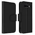 Miniatyrbillede 1 af 4: Etui til Samsung Galaxy S10 Plus - AVIZAR - Læderkortholder Funktion Premium Sort Svart
