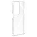 Miniatyrbillede 2 af 6: Silikonetui til Honor 90 Smart - JAYM - Forstærkede hjørner - Anti-drop 2m - Tyndt og gennemsigtigt design Transparent