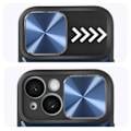Miniatyrbild 4 av 5: Coque MagSafe - AVIZAR - iPhone 15 - Inbyggd kameraskydd - Bi-material - Blå Blå