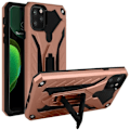 Miniatyrbillede 2 af 4: Beskyttelsesskal - AVIZAR - iPhone 11 Pro - Bi-materiale - Stødabsorberende - Standfunktion Rose guld