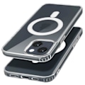 Miniatyrbild 2 av 5: MagSafe Fodral för iPhone 14 Stötsäkert förstärkta hörn Transparent - AVIZAR - Stel - Syntet - Blandat Transparent