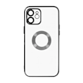 Miniatyrbillede 1 af 5: Coque iPhone 12 - AVIZAR - Sikker - Sort Krom - Kamera Beskyttelse - Adgang til Funktioner Noir Chromé
