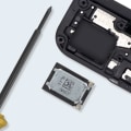 Pikkukuva 3 / 4: Ulkoinen kaiutin Samsung Galaxy A05s vaihtokuulokkeelle Samsung Grey Grå