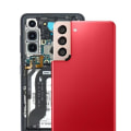 Miniatyrbild 3 av 4: Batteri Cache - Samsung - Galaxy S21 Plus - Röd - Reservdel - Inbyggt Lim Röd