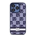 Pikkukuva 3 / 6: Coque - DKNY - iPhone 15 Pro - Elegantti - Ruudulliset ja Raidalliset Kuviot - Liukumaton Blå