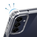 Pikkukuva 3 / 5: Kotelo Samsung A15 - AVIZAR - Puolijäykkä - Läpinäkyvä - Punottu johto 70cm Transparent