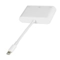 Pikkukuva 2 / 6: Lightning to Ethernet / USB-A / USB-C Adapter Compact Plug and Play valkoinen
