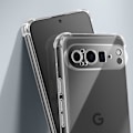 Miniatyrbild 4 av 5: Skal för Google Pixel 9 Pro XL Stötsäker Flexibel Förstärkta hörn Transparent Transparent