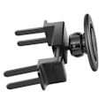 Miniatyrbillede 2 af 5: Støtte til bil - LINQ - MagSafe - Universel kompatibel - Rund beluftning - 2 metalplader Svart