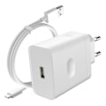 Miniatyrbillede 1 af 4: Oppo USB SuperVOOC 33W oplader med USB til USB-C kabel hvid
