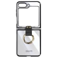 Miniatyrbillede 1 af 5: Ringetui til Samsung Galaxy Z Flip 5 Polycarbonate Series Ringetui Sort Svart Transparent