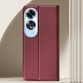 Miniatyrbillede 4 af 5: Etui til Oppo A60 Klap Kortholder Magnetisk Bordeaux Röd