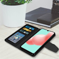 Miniatyrbillede 3 af 4: Cover til Samsung Galaxy A41 Folio Wallet Stand Function Sort svart