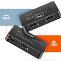 Miniatyrbillede 4 af 5: 4K Ultra HD HDMI-duplikator på 2 samtidige skærme LinQ Black