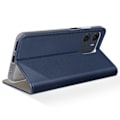 Miniatyrbillede 3 af 5: Etui til Motorola Moto E15 / G05 Klap Portefølje Magnetisk Stand Blå Nat Blå
