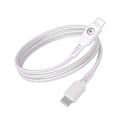Miniatyrbillede 4 af 5: Hurtig kabel 5A USB-C til USB-C 1.2m PD 100W flettet belægning BigBen Connected Hvid