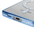 Miniatyrbillede 4 af 6: Coque Diamant til Samsung Galaxy S24 FE MagSafe Contour Strass Blå Lys Blå