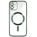 Miniatyrbild 1 av 4: MagSafe iPhone 12 Silikonfodral Grönt Magsafefodral