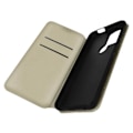 Miniatyrbillede 1 af 5: AVIZAR etui til Xiaomi Redmi A1 2022 - Flip Wallet Video Support - Gylden farve gyllene