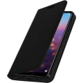 Pikkukuva 1 / 4: Huawei P20 Pro -kotelo - AVIZAR - Nahkainen lompakon kansi - Musta - Videotuki - 3 korttipaikkaa svart