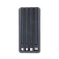 Pikkukuva 4 / 4: Aurinkovaravirtalähde - SETTY - 10000mAh - 4 Kaapelia Mukana - USB-A, USB-C, micro-USB - Musta Svart